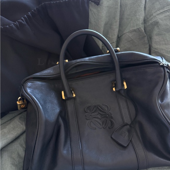 Loewe Black Calfskin Boston Bag - Picture 3 of 12